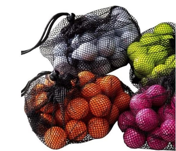Silverline Golf Golfball Champion / 25 Golfbälle im Netz in verschiedenen Farben