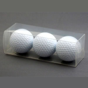50 Durchsichtige Sleeves für 3 Golfbälle / Golfball Verpackung